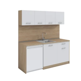 Снимка на Кухня RFG, 1868 х 600 х 2000 mm, дъб сонома и бяло