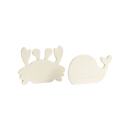 Снимка на Creativ Company Фигурки Рак и кит, дървени