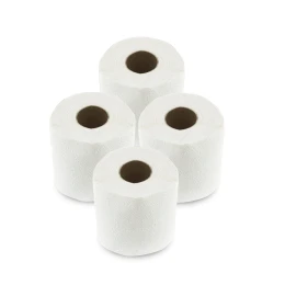 Снимка на Тоалетна хартия, целулоза, трипластова, 80 g/m2, 4 броя