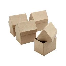 Снимка на Creativ Company Къщички от папиемаше, 10 cm, 4 броя
