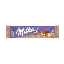 Снимка на Milka Бар, с лешников крем и бисквита, 46 g