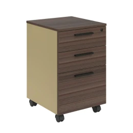 Снимка на Контейнер за Бюро RFG Lisabon, 400 x 420 x 620 mm, ПДЧ, тъмен дъб и сиво