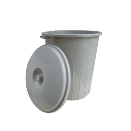 Снимка на Кош Planet с капак UP106, 70 L, сив, 40 х 40 х 52 cm