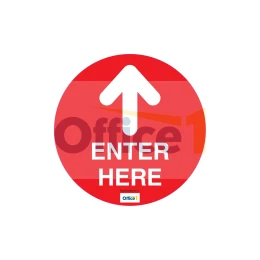 Снимка на Стикер за под Enter Here, 30 х 30 cm