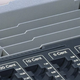 Снимка на Durable Монетник Uroboard, в евро, XL, пластмасов, сив