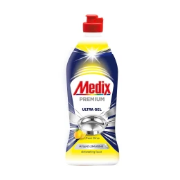 Снимка на Препарат за миене на съдове Medix Premium, жълт, 750 ml