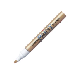 Снимка на Zebra Перманентен маркер Paint Marker, 3.0 mm, златист