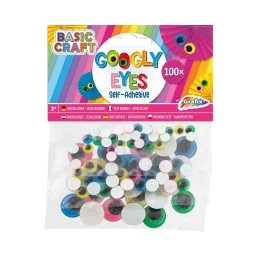 Снимка на Moxy Мърдащи очички, самозалепващи се, 3 размера, цветни, 100 броя