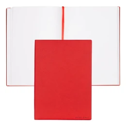 Снимка на Hugo Boss Тефтер Essential Storyline, бели листове, A5, червен