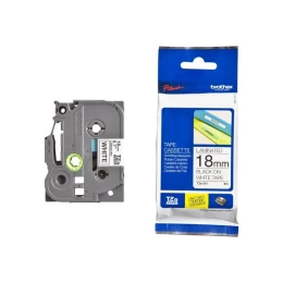 Снимка на Лента Brother TZe-241, 18 mm x 8 m, черен печат върху бяла лента