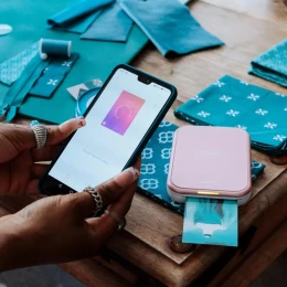 Снимка на Моментен фото принтер Canon Zoemini 2, портативен, розов