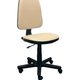 Снимка на Офис стол Nowy Styl Prestige, екокожа, до 120 kg, бежов, сглобена мостра