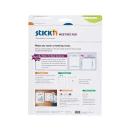 Снимка на Stick'n Блок за флипчарт, самозалепващ се, 762 x 635 mm, 30 листа, бял