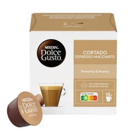 Снимка на Nescafé Dolce Gusto Кафе капсула Cortado, 16 броя