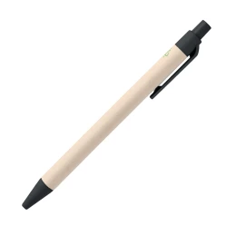 Снимка на More Than Gifts Химикалка Mito, от рециклиран картон, черна