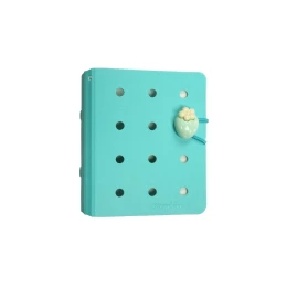 Снимка на Sworld Тефтер ME, с 3 ринга, ластик, бели листове, 40 листа, син