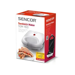 Снимка на Сандвич грил преса Sencor SSM 1100, бяла, 220V, 700 V