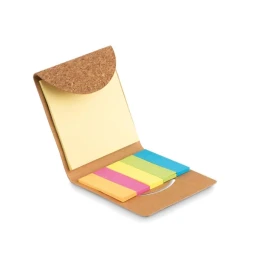 Снимка на More Than Gifts Комплект листчета и индекси Foldcork, с коркова корица, 8 х 5 х 0.2 cm