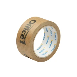 Снимка на Тиксо, хартиено, 48 mm х 40 m, крафт, с нишки, с два цвята печат