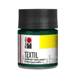 Снимка на Marabu Боя за текстил, тъмнозелена, 50 ml, 068