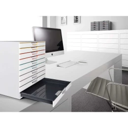 Снимка на Durable Бокс за документи Varicolor, с 10 чекмеджета ,бял