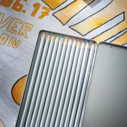 Снимка на Silverstar Моливи, 12 цвята, в метална кутия