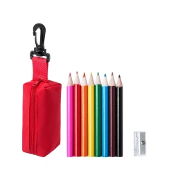 Снимка на Medina Моливи, 8 цвята, с острилка, в червен калъф