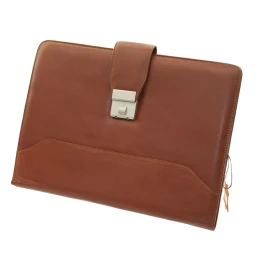 Снимка на Папка 902, от естествена кожа, с катарама, кафява