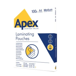 Снимка на Фолио за ламиниране Apex, A4, 125 µm, 100 броя