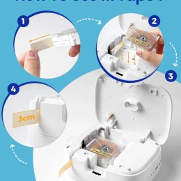 Снимка на Принтер за етикети Phomemo M950-WH-EN-B