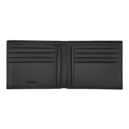 Снимка на Hugo Boss Портфейл Saffiano Double B, черен