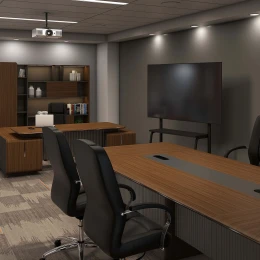 Снимка на Кресло RFG Brian, работно, екокожа, до 150 kg, черна седалка, черна облегалка