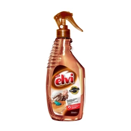 Снимка на Препарат за почистване на мебели Elvi и дърво, спрей, 250 ml