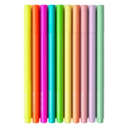 Снимка на Faber-Castell Флумастери Grip, 5 цвята неон и 5 цвята пастел