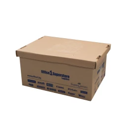 Снимка на Кашон за опаковане, 390 x 290 x 200 mm, петслоен, с капак, 5 броя