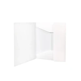 Снимка на Exacompta Папка Keracover, PP, с 3 капака и ластик, бяла