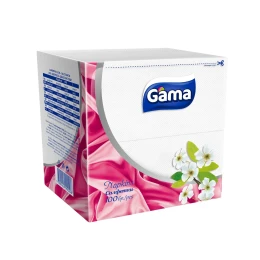 Снимка на Салфетки Gama, 33 х 24 cm, 1/6 сгънати, бели, 100 броя