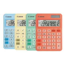 Снимка на Настолен калкулатор Canon LS-125KB, 12-разряден, зелен
