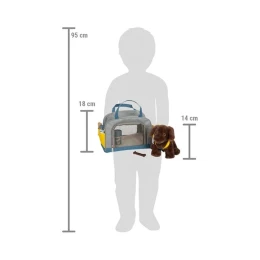 Снимка на Small Foot Кученце с чанта за носене, с включени аксесоари за грижа