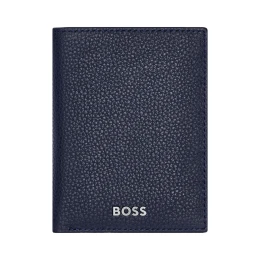 Снимка на Hugo Boss Калъф за карти Classic Grained, с 8 отделения, тъмносин