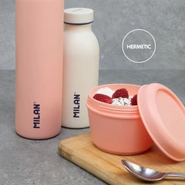 Снимка на Milan Кутия за храна 1918, кръгла, розова, 250 ml