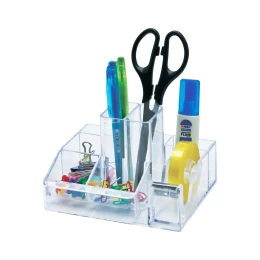 Снимка на KEJEA Органайзер за бюро K-099, пластмасов, прозрачен