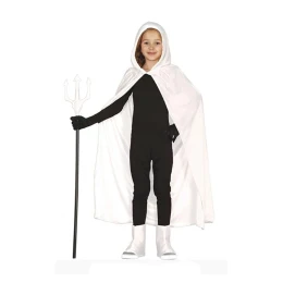 Снимка на Наметало, с качулка, 100 cm, бяло