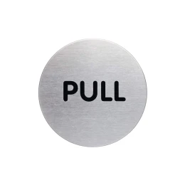 Снимка на Durable Пиктограма - Дръпни, алуминиева, диаметър 65 mm