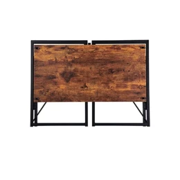 Снимка на Бюро RFG Soho, над VIII клас, MDF, 1000 х 500 х 750 mm, плот тъмен орех, черен метал