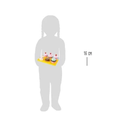 Снимка на Small Foot Комплект кексчета и торти за рязане, дървени, 13 части