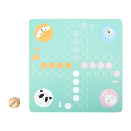 Снимка на Small Foot Игра Не се сърди, човече, в пастелни цветове