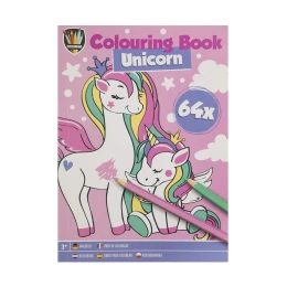 Снимка на Moxy Книжка за оцветяване Еднорог, А5, 64 страници