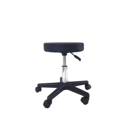 Снимка на Офис стол-табуретка RFG Stool, до 130 kg, екокожа, черна, 2 броя в комплект