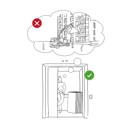Снимка на Rocada Бяла дъска Skin Duo, магнитна, 120 x 240 cm, 2 модула